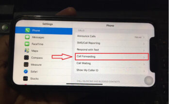 Call Forwarding in Iphone